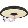 Globo RAFFY Ceiling Light LED black, white, 1-light source, Remote control, Colour changer