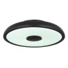 Globo RAFFY Ceiling Light LED black, white, 1-light source, Remote control, Colour changer