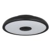 Globo RAFFY Ceiling Light LED black, white, 1-light source, Remote control, Colour changer