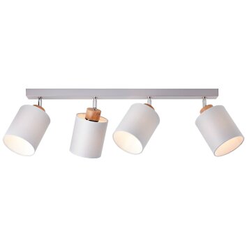 Brilliant Vonnie Ceiling Light grey, Light wood, 4-light sources