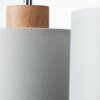 Brilliant Vonnie Pendant Light grey, Light wood, 4-light sources