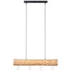 Brilliant Trabo Pendant Light Light wood, black, 4-light sources