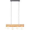 Brilliant Trabo Pendant Light Light wood, black, 4-light sources