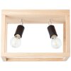 Brilliant Nerea Ceiling Light Light wood, black, 2-light sources