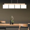 Brilliant Rayan Pendant Light Light wood, black, 4-light sources