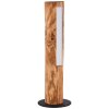 Brilliant Odun Table lamp LED Light wood, black, 1-light source