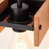 Brilliant Calandra Wall Light Light wood, black, 1-light source