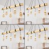 Canedo Pendant Light brown, 5-light sources