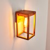 Leset Outdoor Wall Light brown, Wood like finish, 1-light source