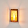 Leset Outdoor Wall Light brown, Wood like finish, 1-light source