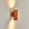 Tenvik Outdoor Wall Light brown, Wood like finish, 2-light sources