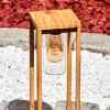 Leset pedestal light brown, Wood like finish, 1-light source