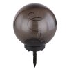 Globo  solar light LED black, 30-light sources