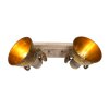 Steinhauer Gearwood Ceiling Light bronze, 2-light sources