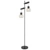 Globo MINA Floor Lamp black, 2-light sources