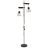 Globo MINA Floor Lamp black, 2-light sources