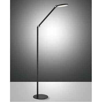 Fabas Luce Regina Floor Lamp LED black, 1-light source