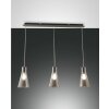 Fabas Luce Dafne Pendant Light black, 3-light sources