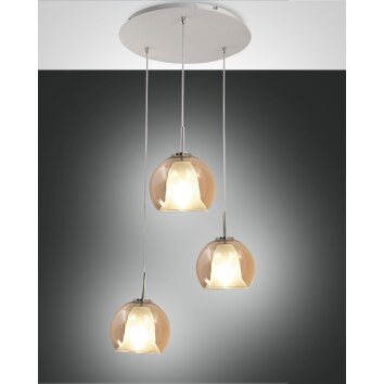 Fabas Luce Bretagna Pendant Light white, 3-light sources