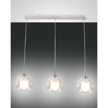 Fabas Luce Bretagna Pendant Light white, 3-light sources