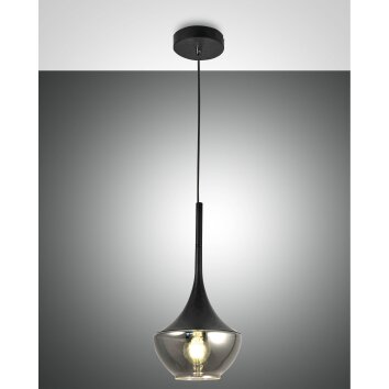 Fabas Luce Apollo Pendant Light black, 1-light source