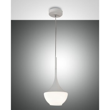 Fabas Luce Apollo Pendant Light white, 1-light source