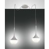 Fabas Luce Apollo Pendant Light white, 2-light sources