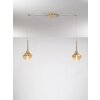 Fabas Luce Apollo Pendant Light brass, 2-light sources