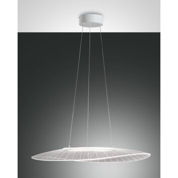Fabas Luce Vela Pendant Light LED white, 1-light source
