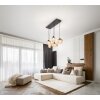 Fabas Luce Gillis Pendant Light black, 5-light sources
