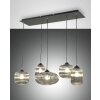 Fabas Luce Gillis Pendant Light black, 5-light sources