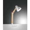 Fabas Luce Sveva Table lamp Light wood, white, 1-light source