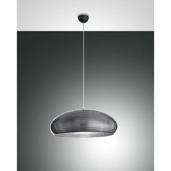 Fabas Luce Lodge Pendant Light grey, 1-light source