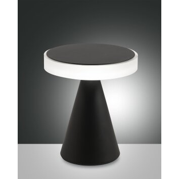 Fabas Luce Neutra Table lamp LED black, 1-light source