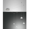 Fabas Luce Isabella Pendant Light LED aluminium, chrome, matt nickel, 1-light source