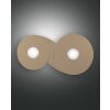 Fabas Luce Ginny Ceiling Light gold, 2-light sources