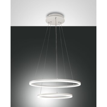 Fabas Luce Giotto Pendant Light LED white, 1-light source