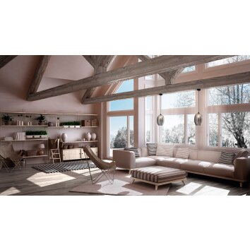 Fabas Luce Infinity Pendant Light black, 1-light source