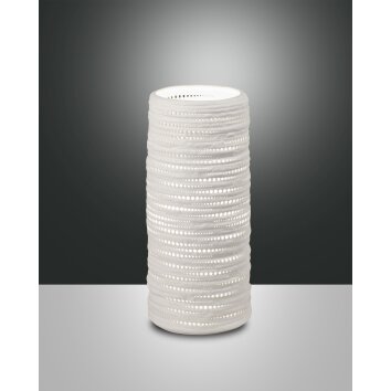 Fabas Luce Marbella Table lamp white, 1-light source