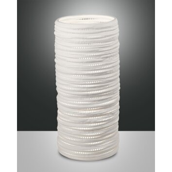 Fabas Luce Marbella Table lamp white, 1-light source