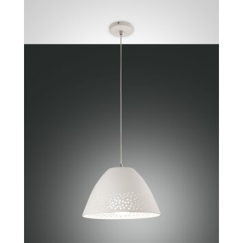 Fabas Luce Casale Pendant Light white, 1-light source