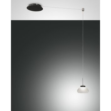 Fabas Luce Arabella Pendant Light LED black, 1-light source