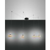Fabas Luce Arabella Pendant Light LED black, 4-light sources