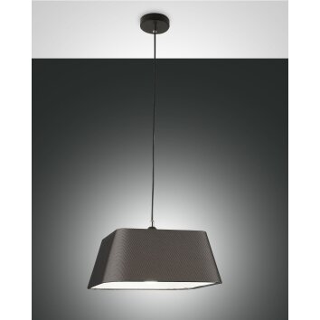 Fabas Luce Allegra Pendant Light black, 1-light source