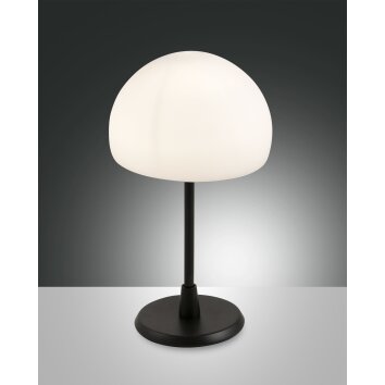 Fabas Luce Gaia Table lamp LED black, 1-light source
