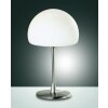 Fabas Luce Gaia Table lamp LED matt nickel, 1-light source