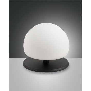 Fabas Luce Morgana Table lamp LED black, 1-light source
