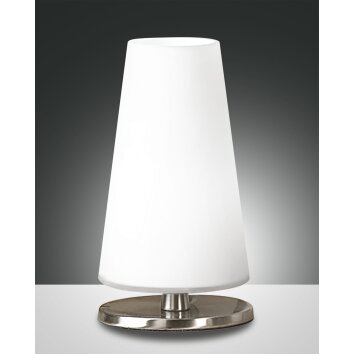 Fabas Luce Milady Table lamp LED matt nickel, 1-light source
