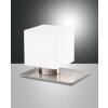 Fabas Luce Zara Table lamp LED matt nickel, 1-light source