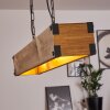 OLOMOUC Pendant Light Light wood, black, 4-light sources